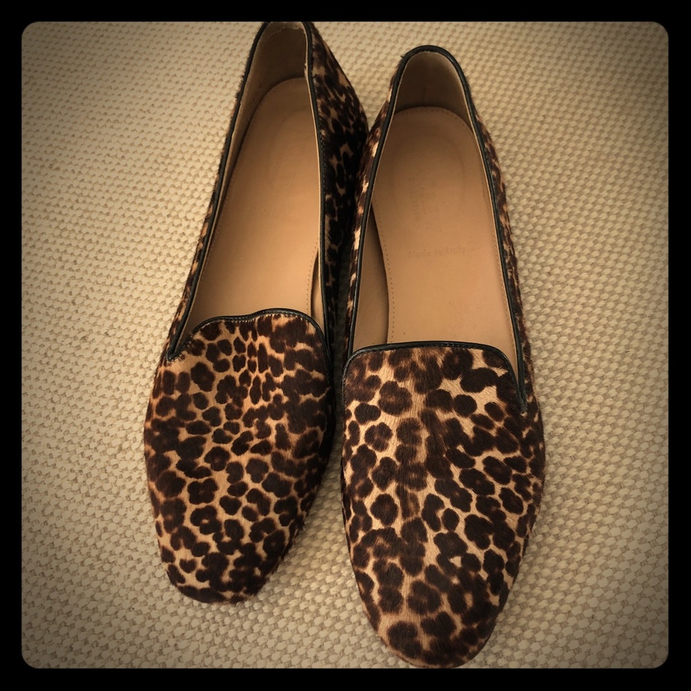 J Crew Leopard Flats